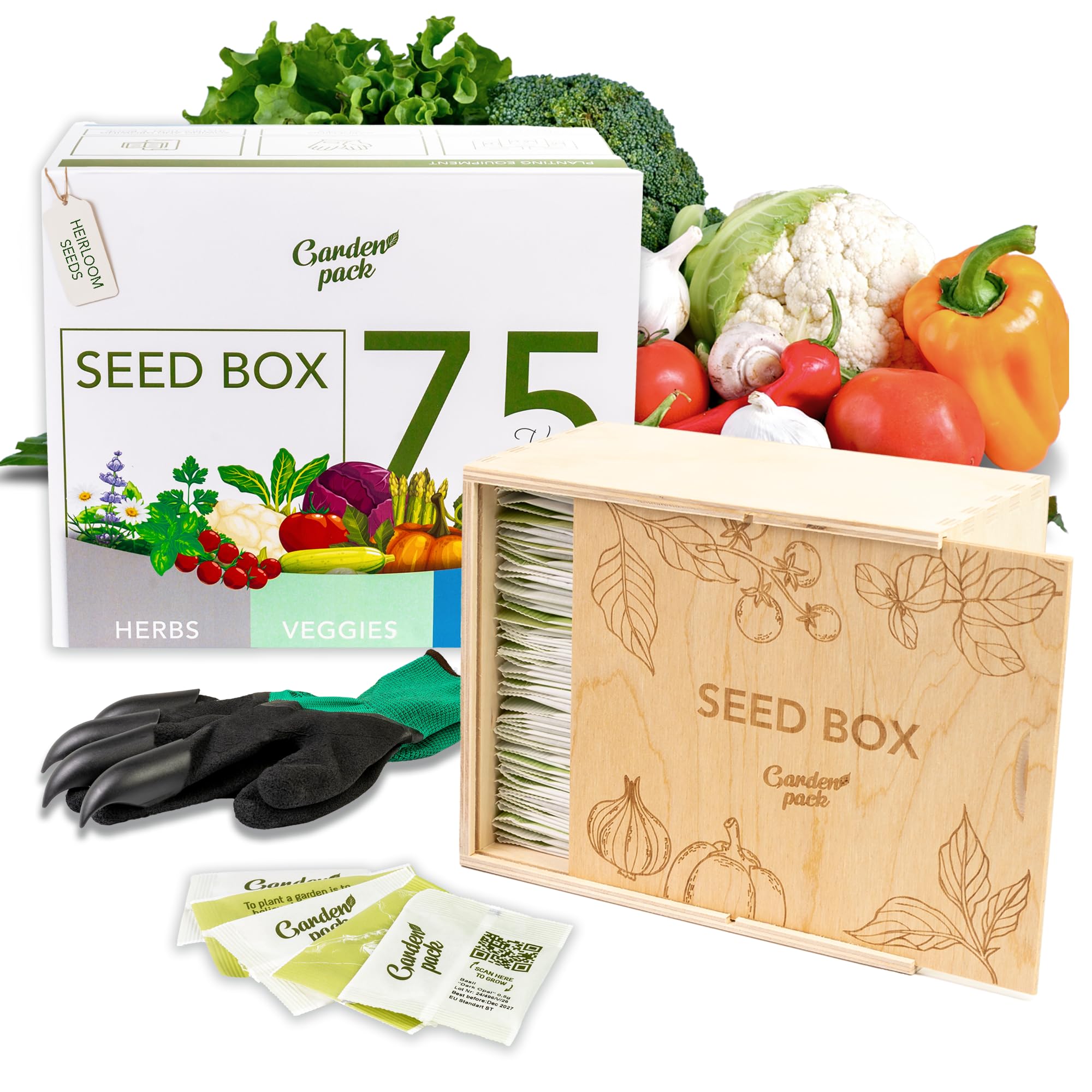 Amazon.com : Garden Pack Grow Your Own Kit - 75 Varieties of Herb